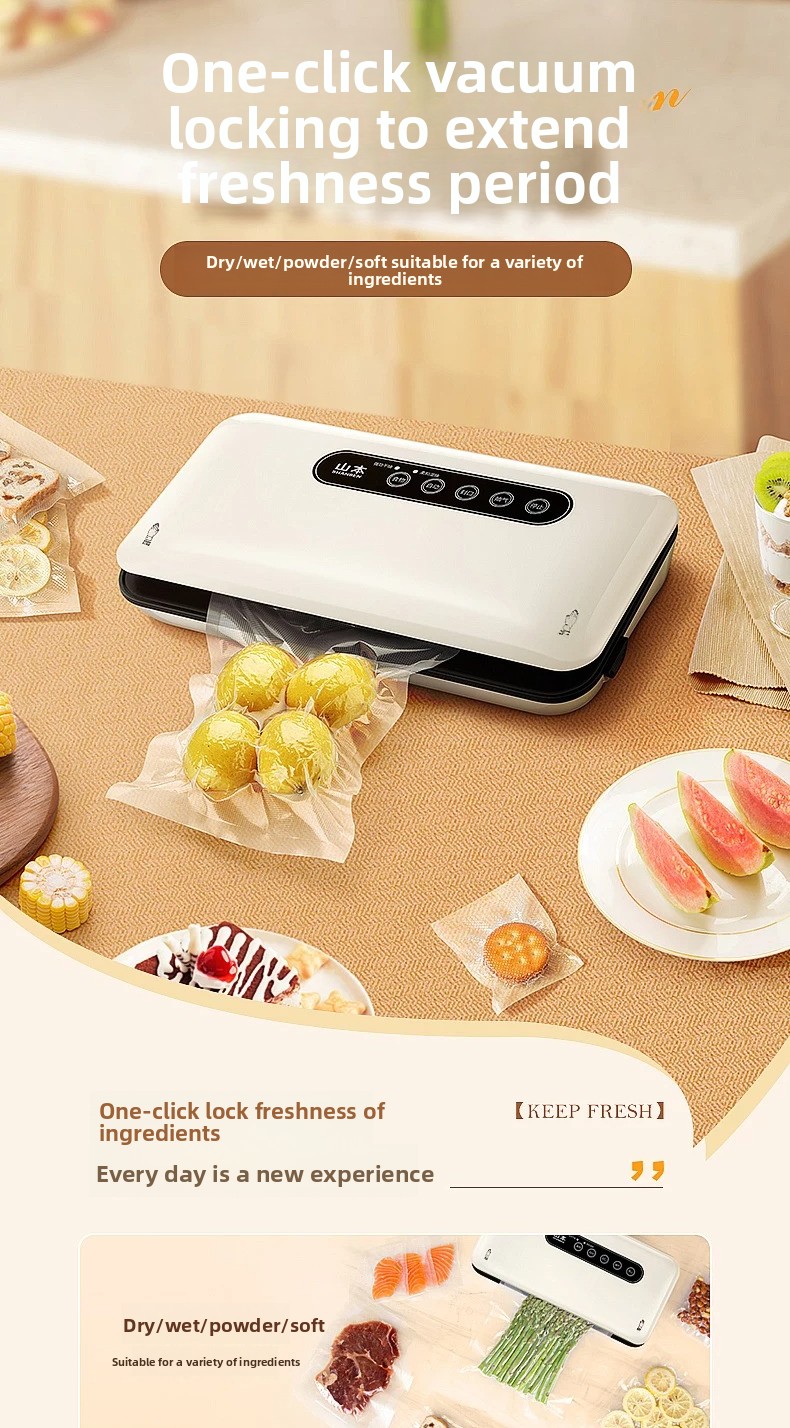 Food Vacuum Sealer Machine - Mini Vacuum Sealer Machine Automatic Household