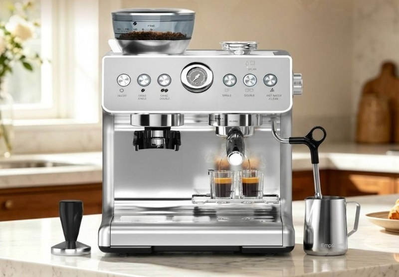 Coffee Bean Grinder Electric - 21M Professional Electric Espresso Coffee Machine