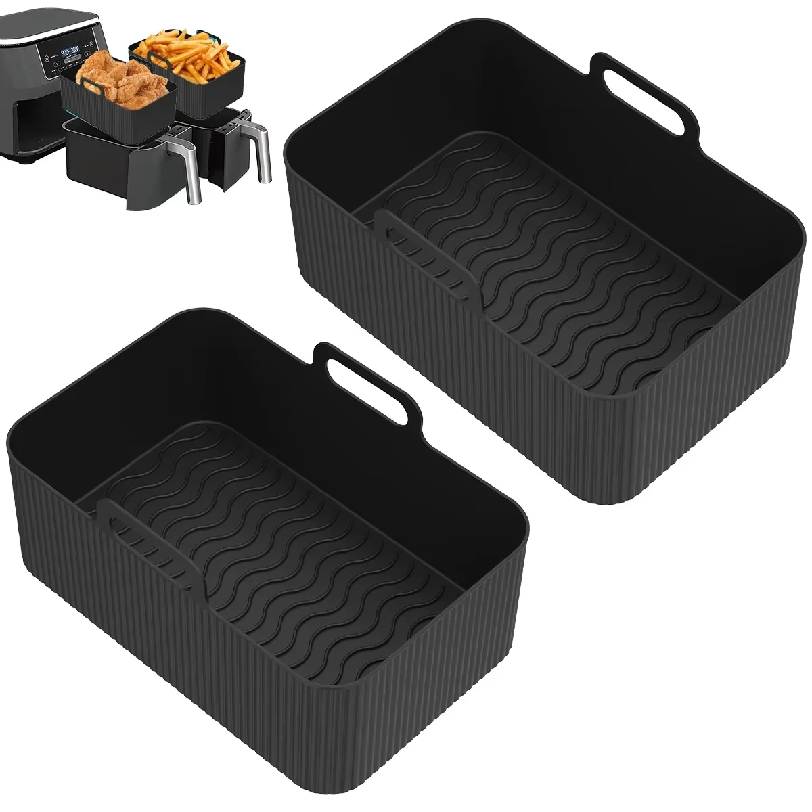 Air Fryer Silicone Pot Liner - 2Pcs Air Fryer Silicone Pot Air