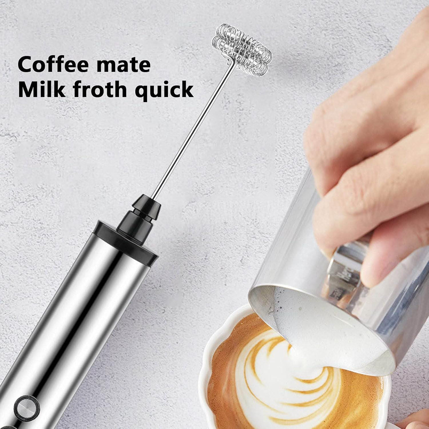 Electric Milk Frother Handheld - Magpie 3 in 1 Handheld Electric
