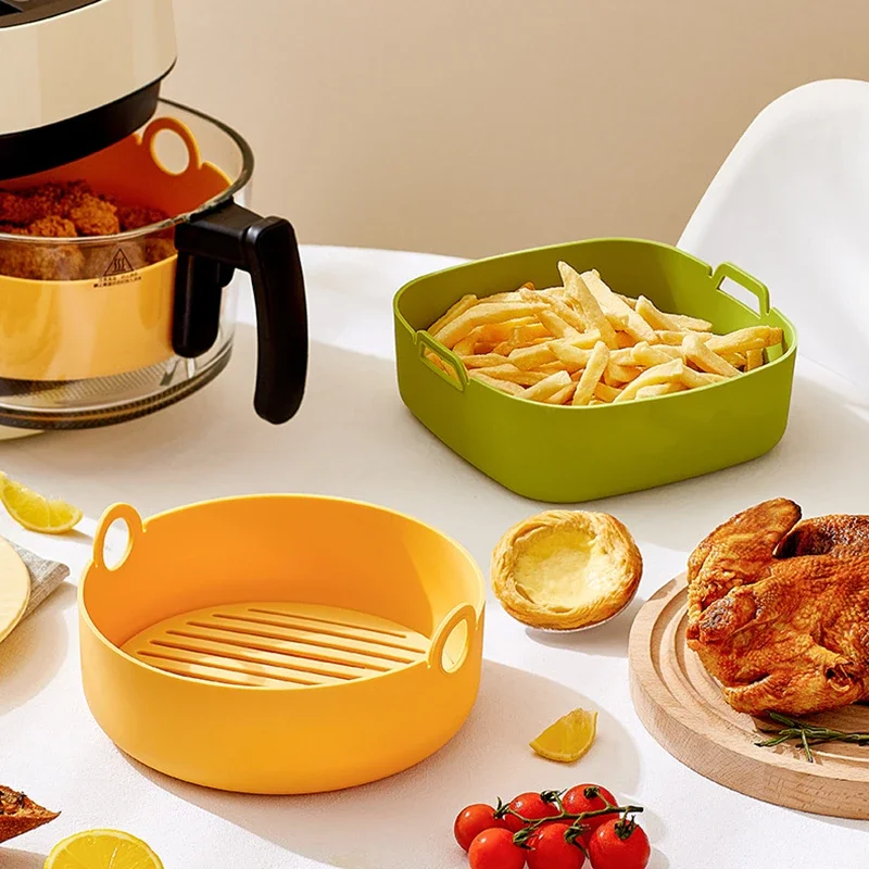 Air Fryer Silicone Pot Liner - Round Air Fryer Liners Square Air