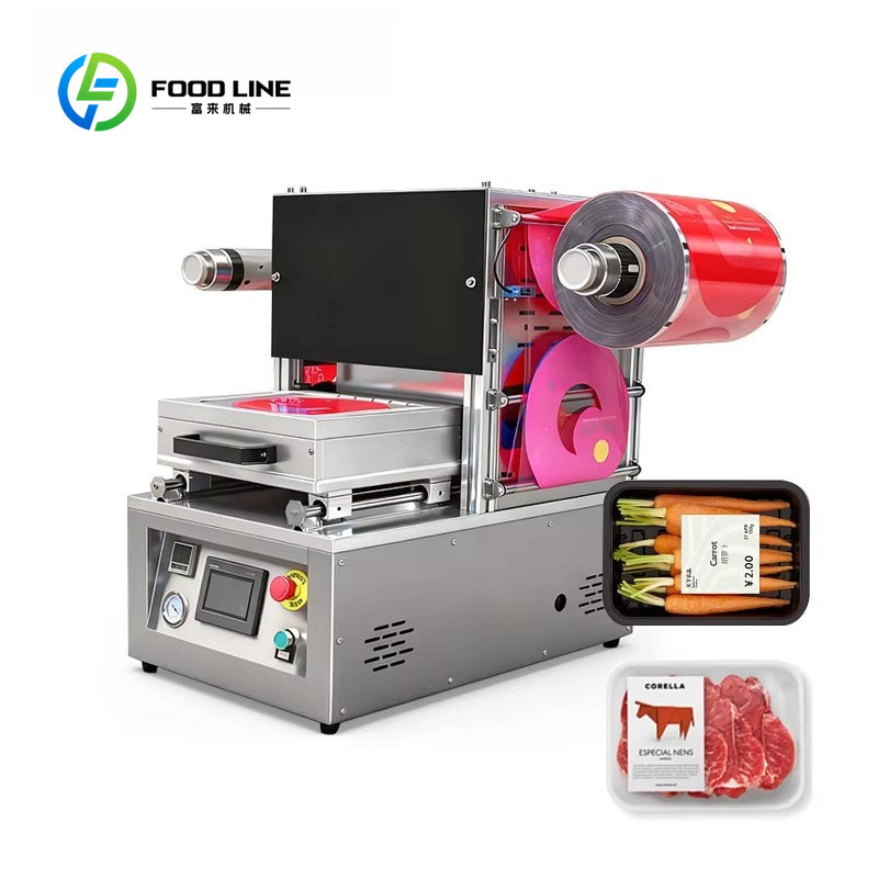 Food Vacuum Sealer Machine - Customized Semi-Automatic Electric MAP Tray Sealer