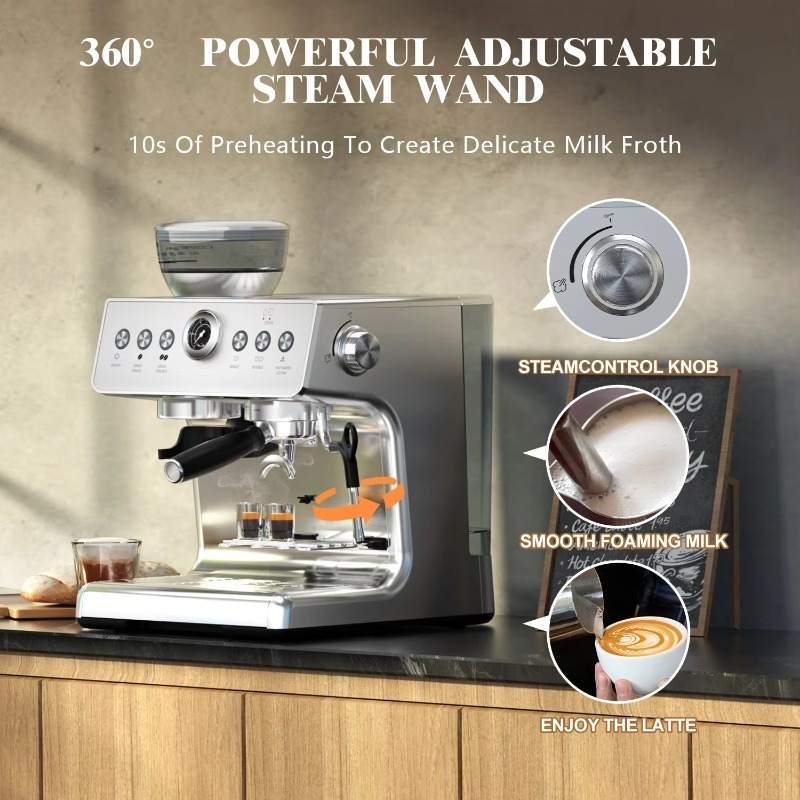 21M Professional Electric Espr - Coffee Bean Grinder Electric recension och pris