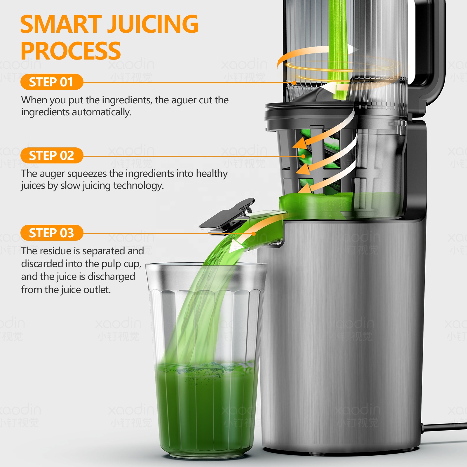 2023 Factory High Quality Elec - Electric Slow Juicer Cold Press recension och pris