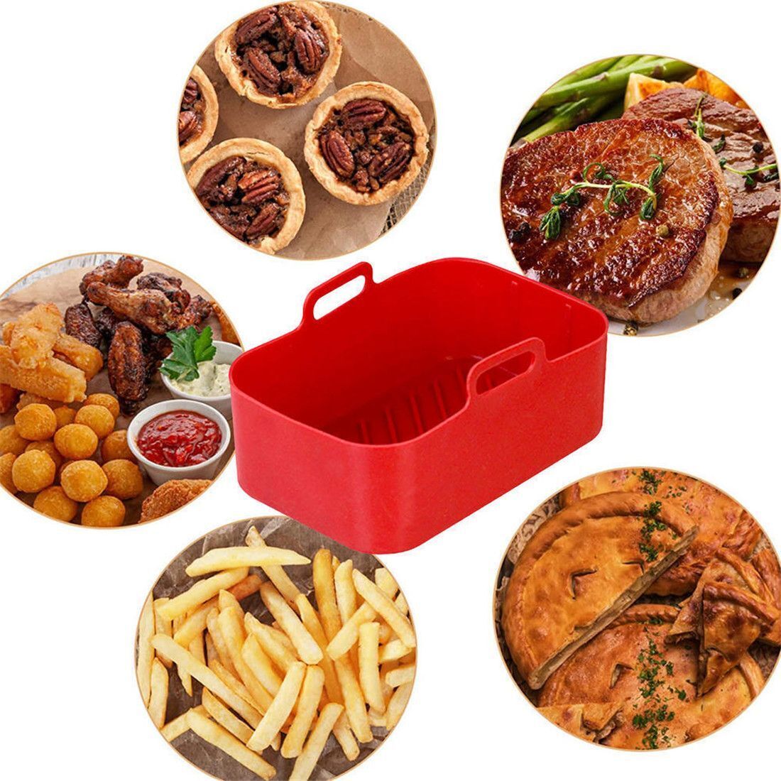 AirFryer Accessories Air Fryer - Air Fryer Silicone Pot Liner recension och pris