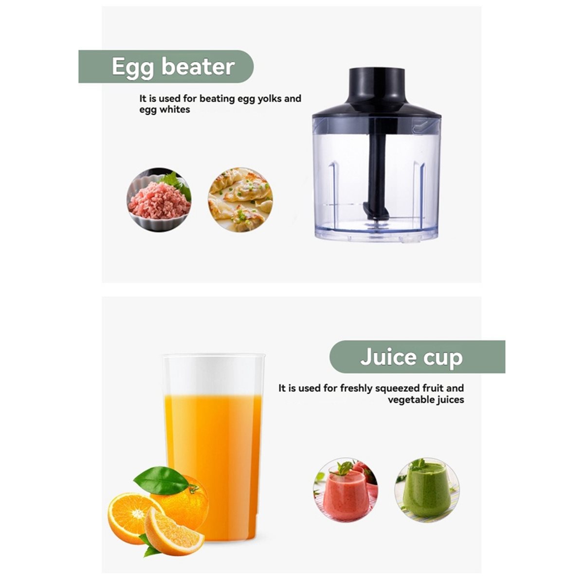 wilwill Electric Hand Blender  - Immersion Hand Blender Set recension och pris