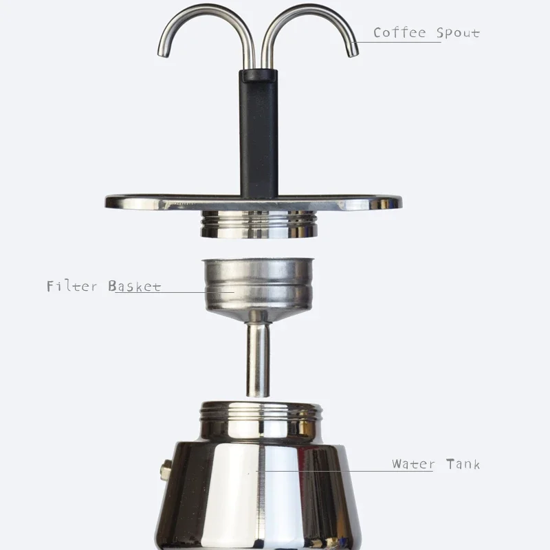 200ML Mini Moka Pot Double Tub - Small Appliances recension och pris