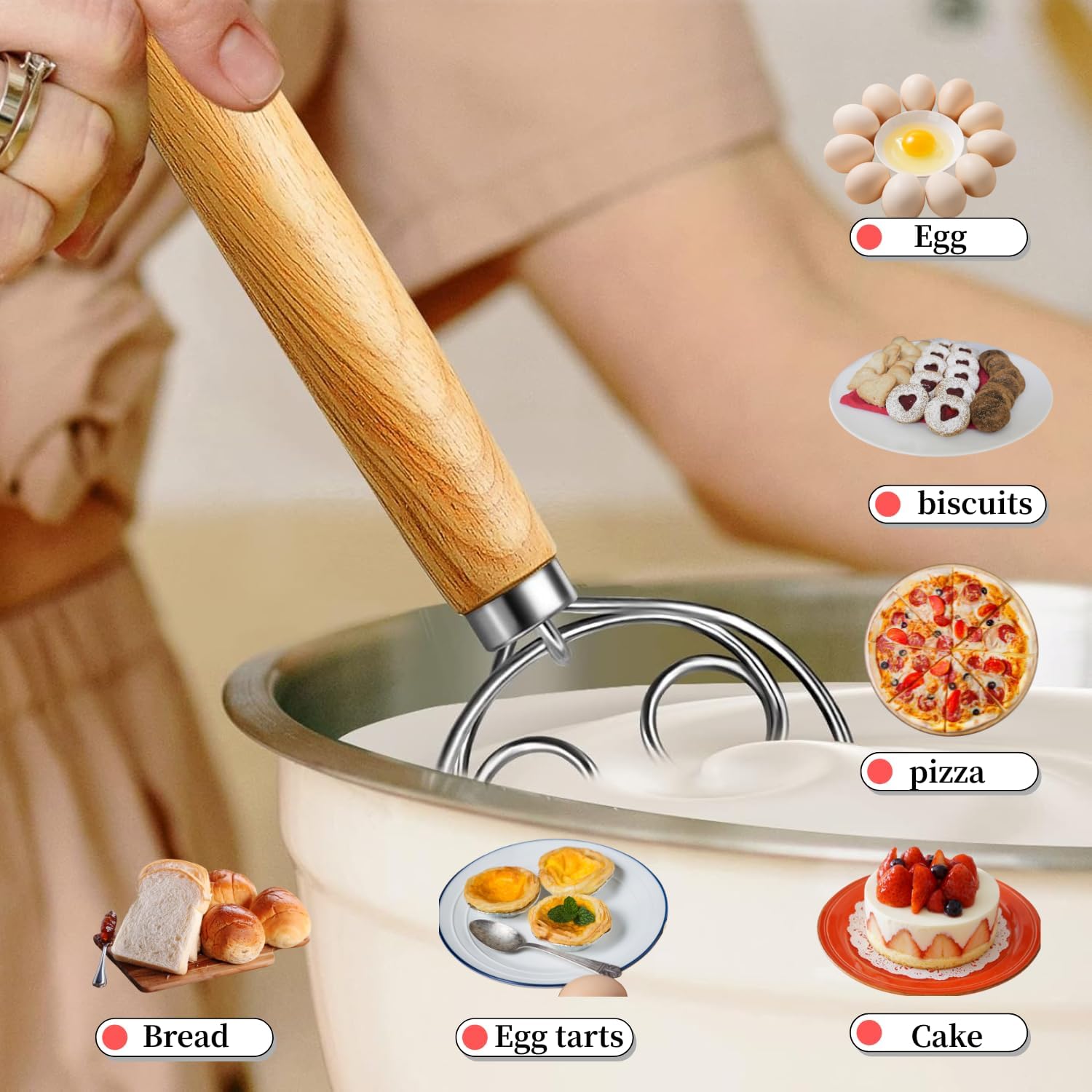 Stainless Steel Hand Mixer Dou - Immersion Hand Blender Set recension och pris