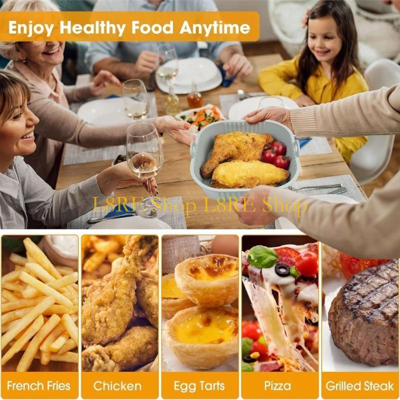 L8RE Pack of 2 Silicone Pot Li - Air Fryer Silicone Pot Liner recension och pris