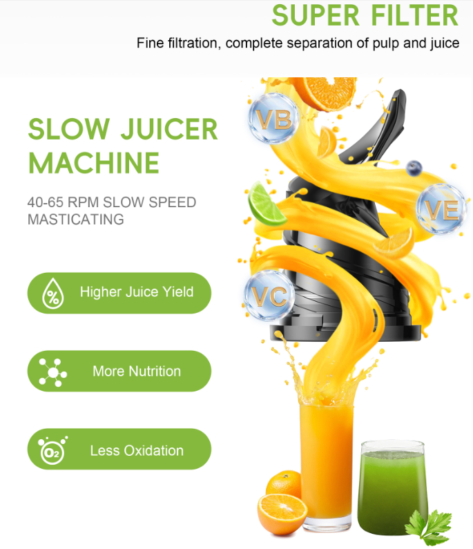 Commercial Electric Cold Press - Electric Slow Juicer Cold Press recension och pris
