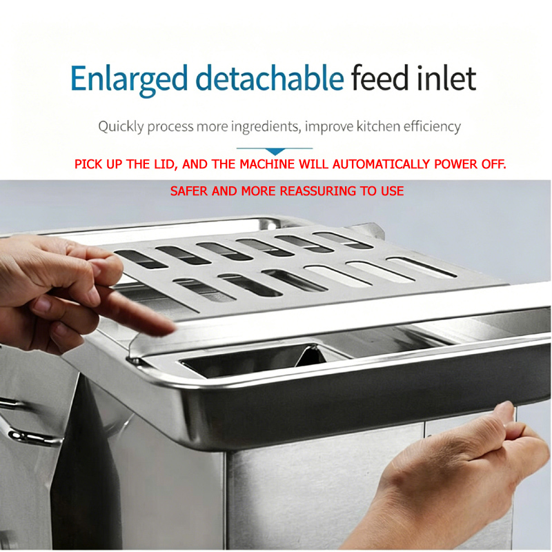 110V/220V Electric Meat Slicer - Automatic Meat Slicer Home recension och pris