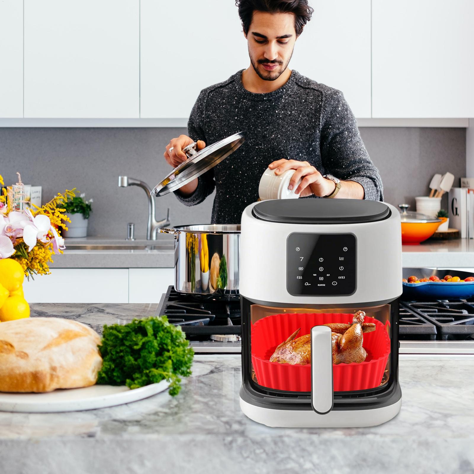 Silicone Air Fryer Liners Pot  - Air Fryer Silicone Pot Liner recension och pris