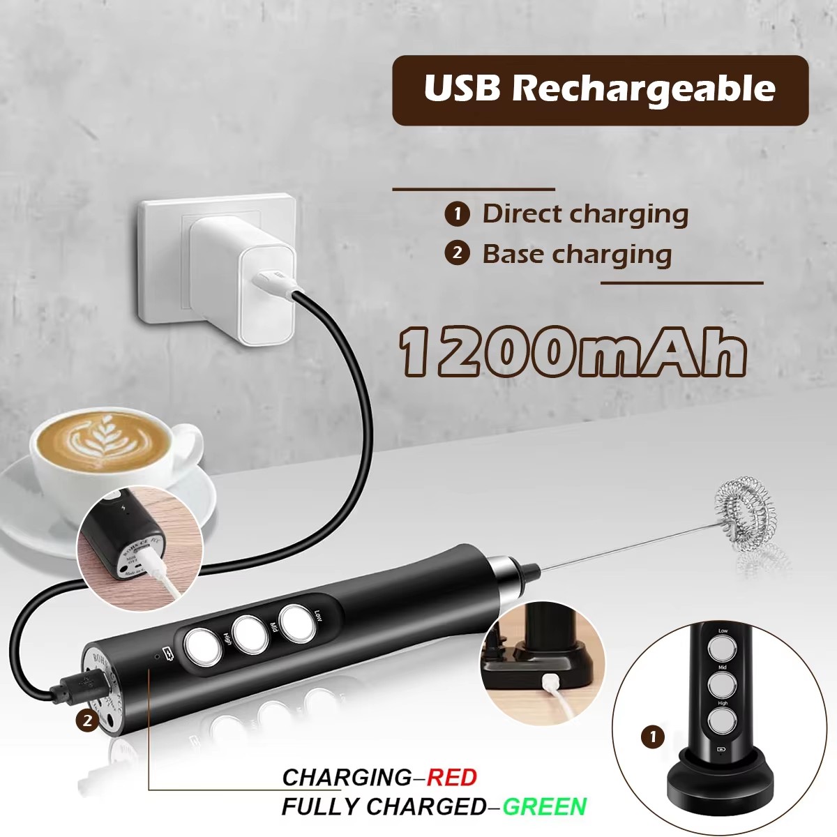 Wireless Rechargeable Electric - Portable Blender Usb Rechargeable recension och pris