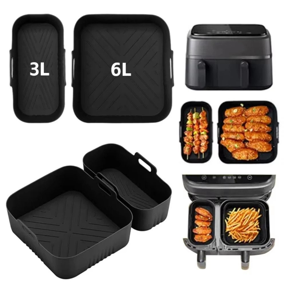 6L/3L Air Fryer Liner Non-Stic - Air Fryer Silicone Pot Liner recension och pris