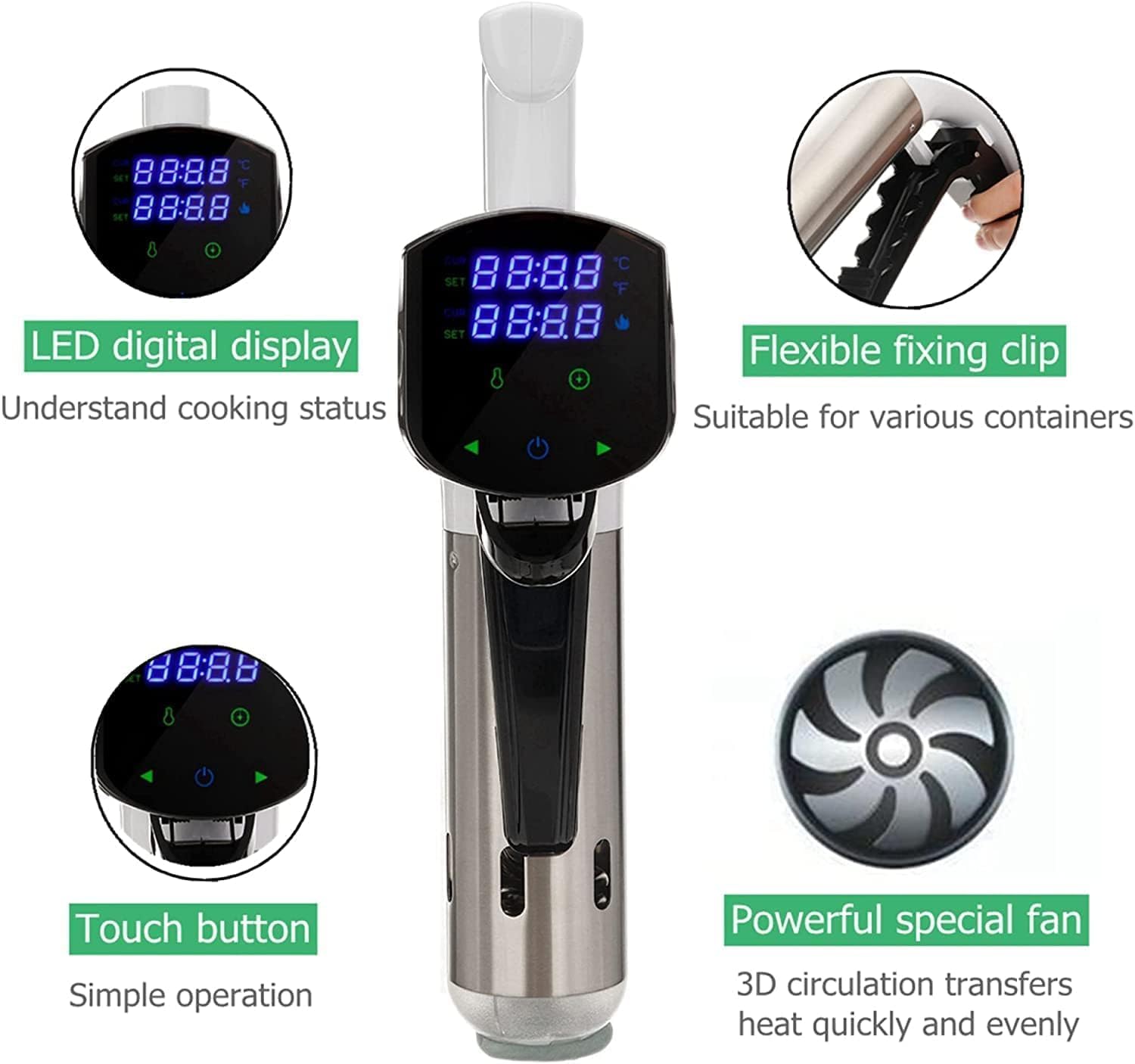 Sous Vide Machine Immersion Ci - Digital Sous Vide Precision Cooker recension och pris