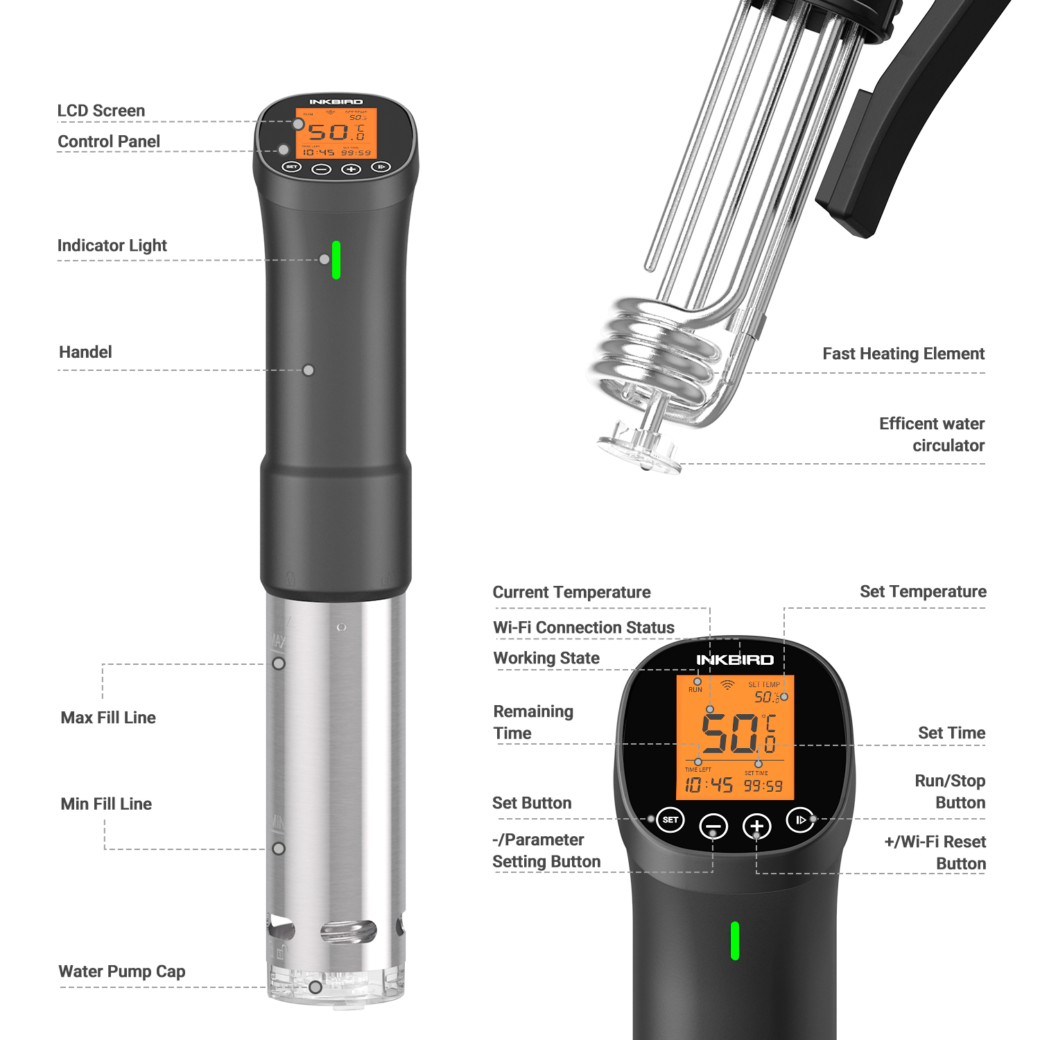 INKBIRD Culinary Sous Vide ISV - Digital Sous Vide Precision Cooker recension och pris