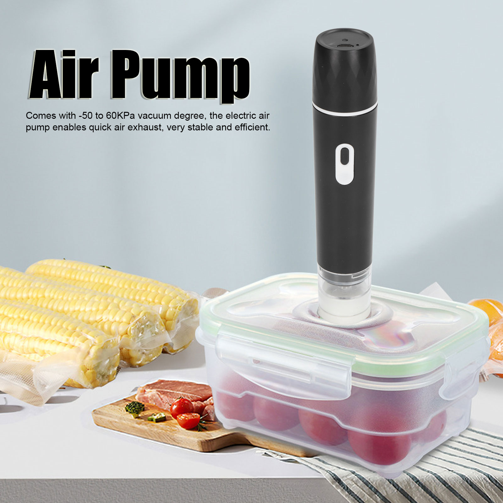 Electric Air Pump Handheld Vac - Food Vacuum Sealer Machine recension och pris