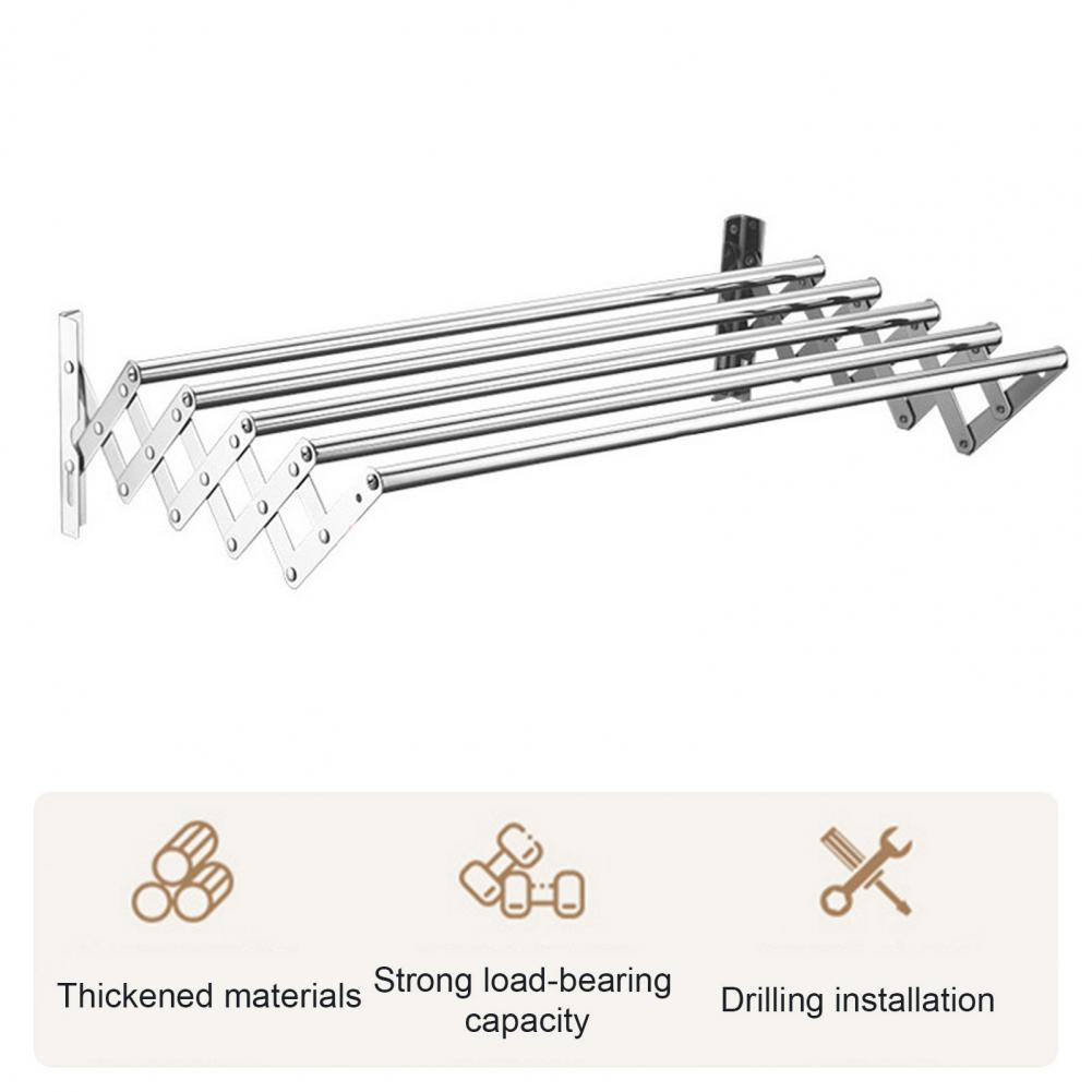Clothes Drying Rack Wall-Mount - Laundry recension och pris