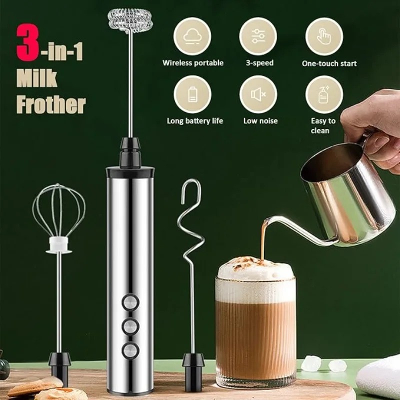 Magpie 3 in 1 Handheld Electri - Electric Milk Frother Handheld recension och pris