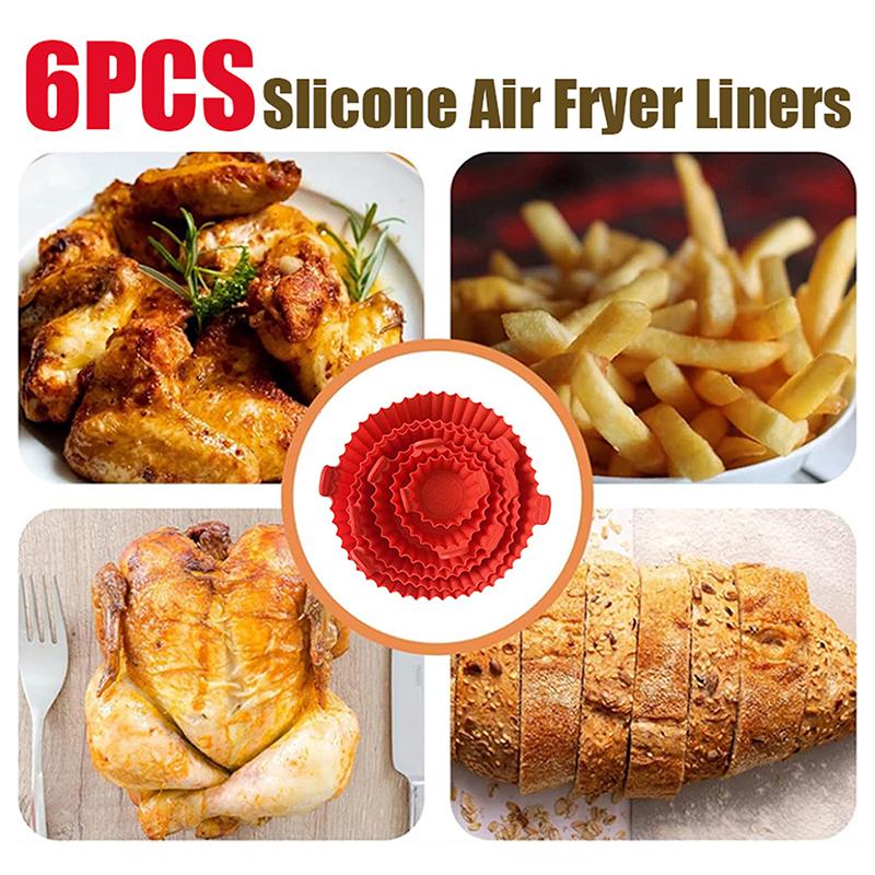 C Air Fryer Silicone Tray Baki - Air Fryer Silicone Pot Liner recension och pris