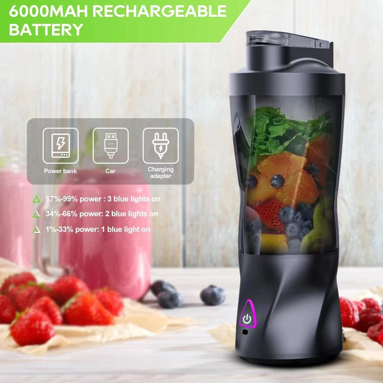 Portable Electric Juicer Blend - Portable Blender Usb Rechargeable recension och pris