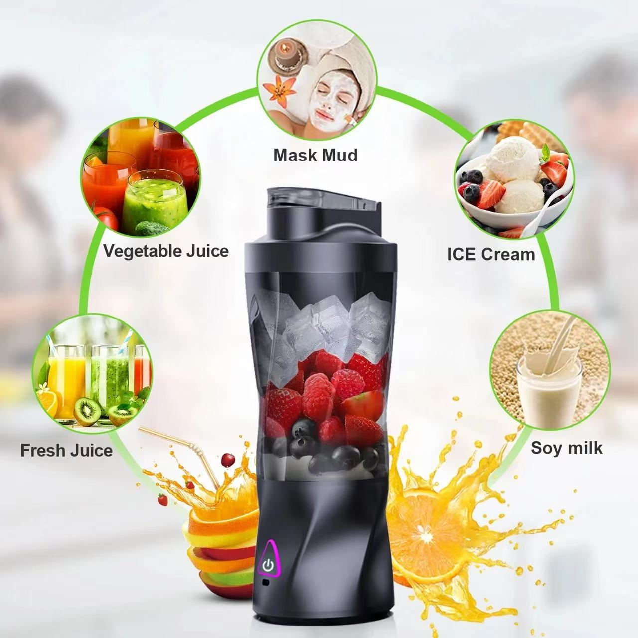 Portable Electric Juicer Blend - Portable Blender Usb Rechargeable recension och pris