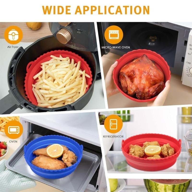 D0AB 2-Pack Air Fryer Silicone - Air Fryer Silicone Pot Liner recension och pris