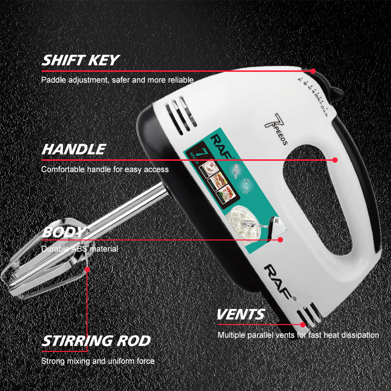 7-Speed Adjustable Electric Mi - Electric Milk Frother Handheld recension och pris