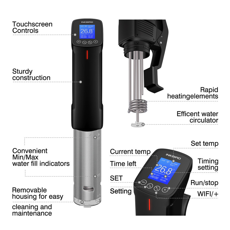 INKBIRD Sous Vide WI-FI Culina - Digital Sous Vide Precision Cooker recension och pris