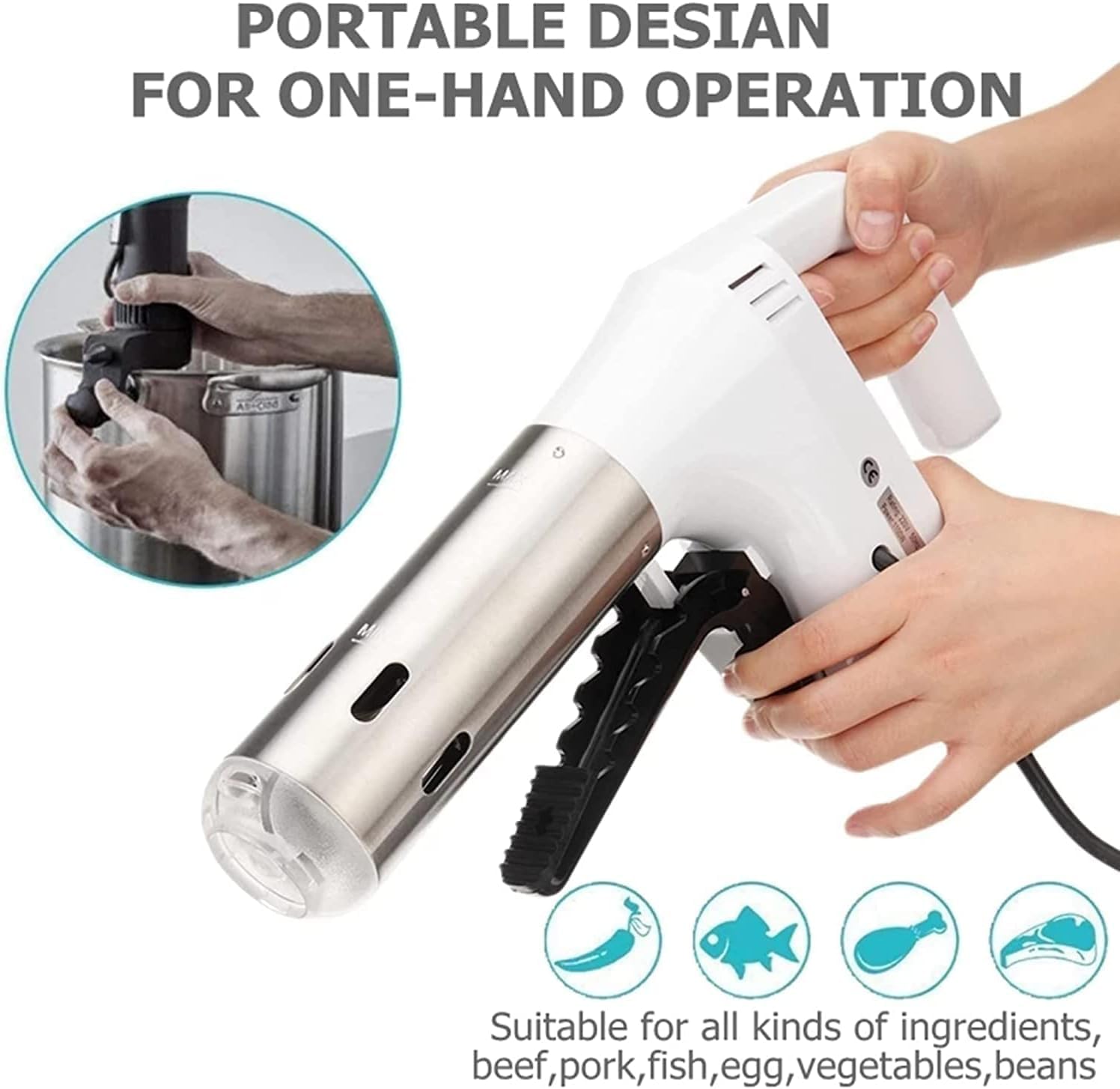 SmartChef Sous Vide Machine 18 - Digital Sous Vide Precision Cooker recension och pris