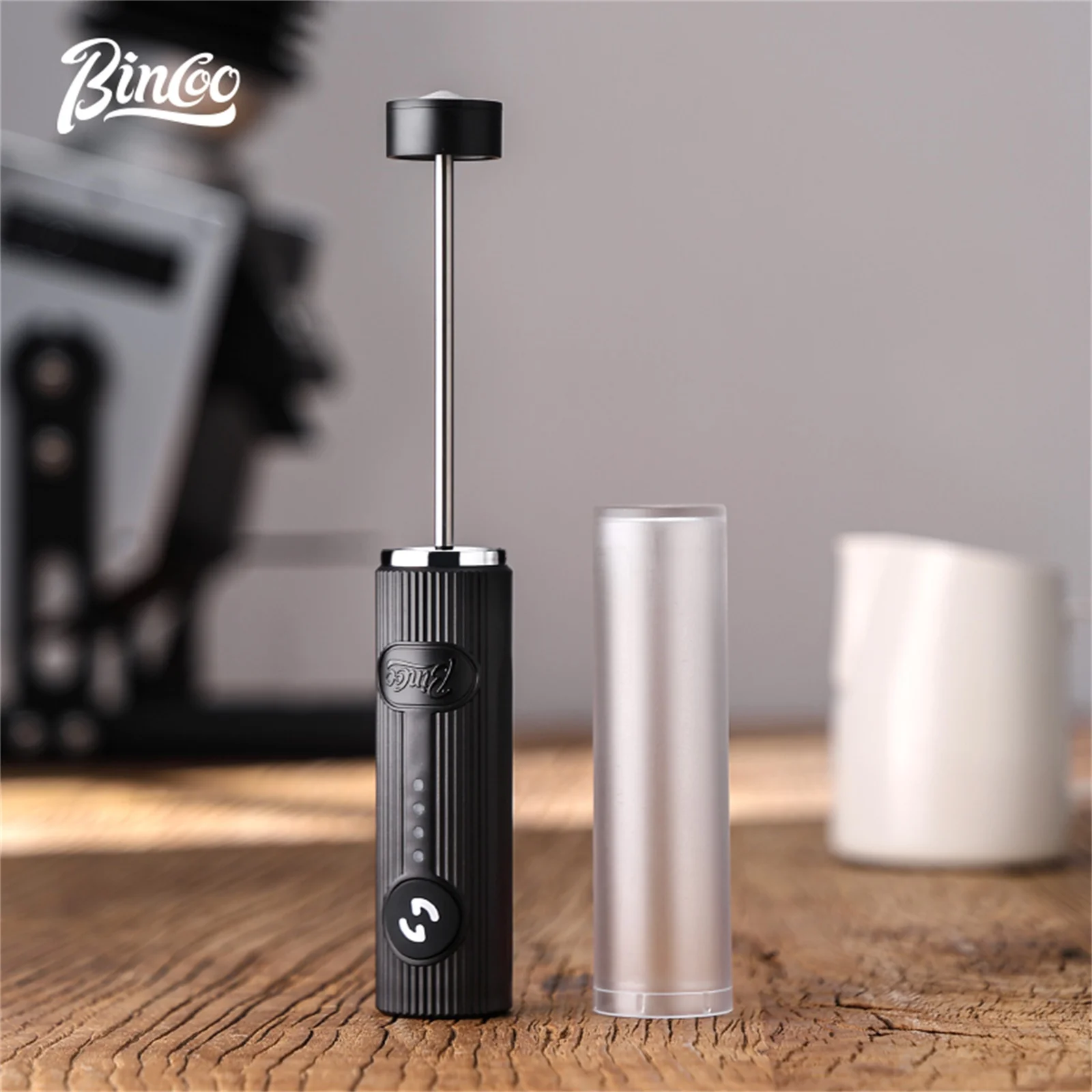 Bincoo New Milk Foamer Coffee  - Electric Milk Frother Handheld recension och pris