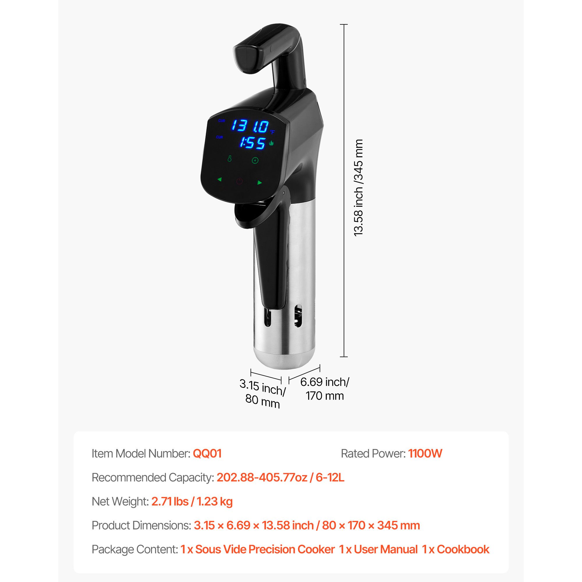 Sous Vide Precision Cooker, 11 - Digital Sous Vide Precision Cooker recension och pris
