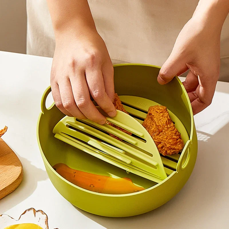 Round Air Fryer Liners Square  - Air Fryer Silicone Pot Liner recension och pris
