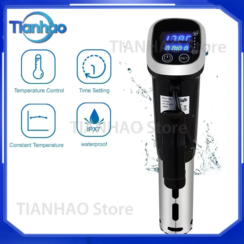 IPX7 Waterproof Sous Vide Prec - Digital Sous Vide Precision Cooker recension och pris