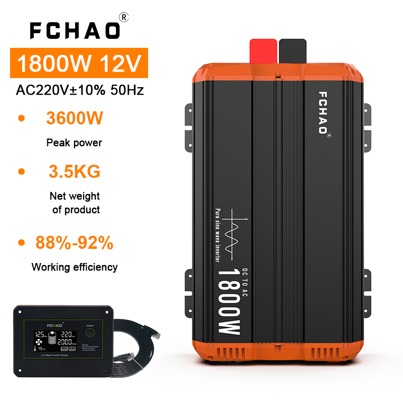 1800W Power Inverter DC 12V to - Home Appliances recension och pris