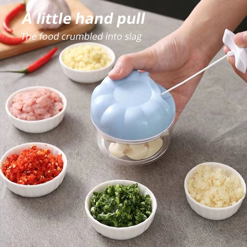 1pc Blue/Pink Manual Garlic Ma - Immersion Hand Blender Set recension och pris