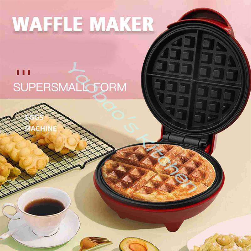 Mini Electric Portable Grill W - Mini Waffle Maker Machine recension och pris