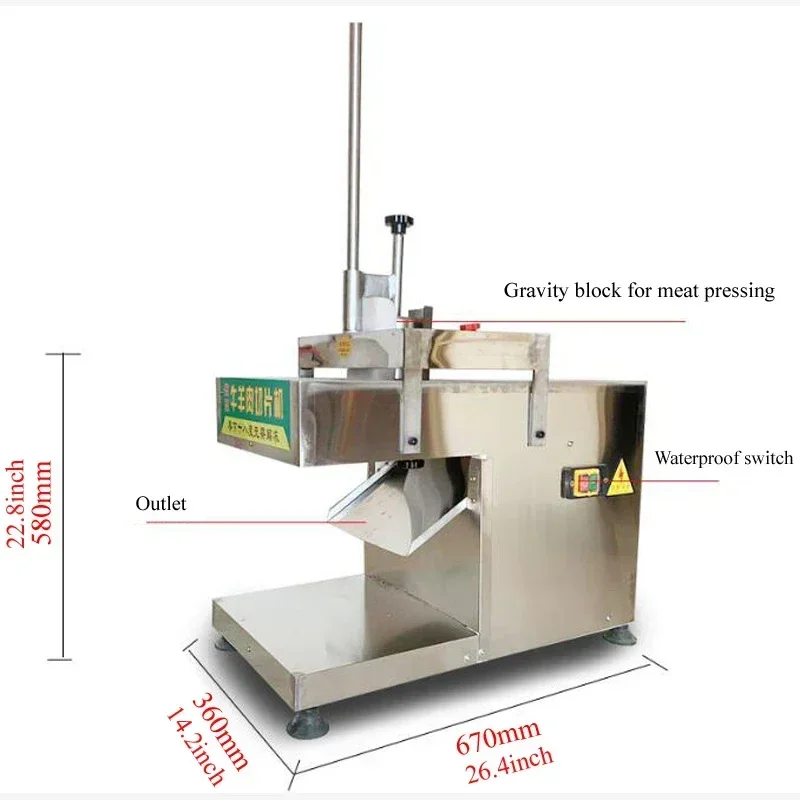 Excellent Top QualityElectric  - Automatic Meat Slicer Home recension och pris