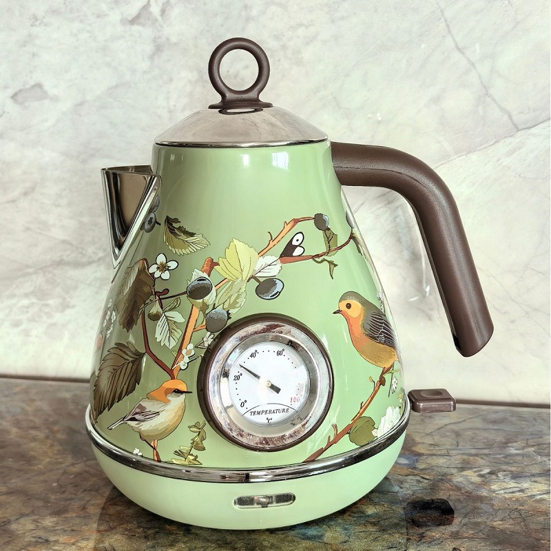1.7L Retro Pink Floral Electri - Electric Kettle Temperature Control recension och pris