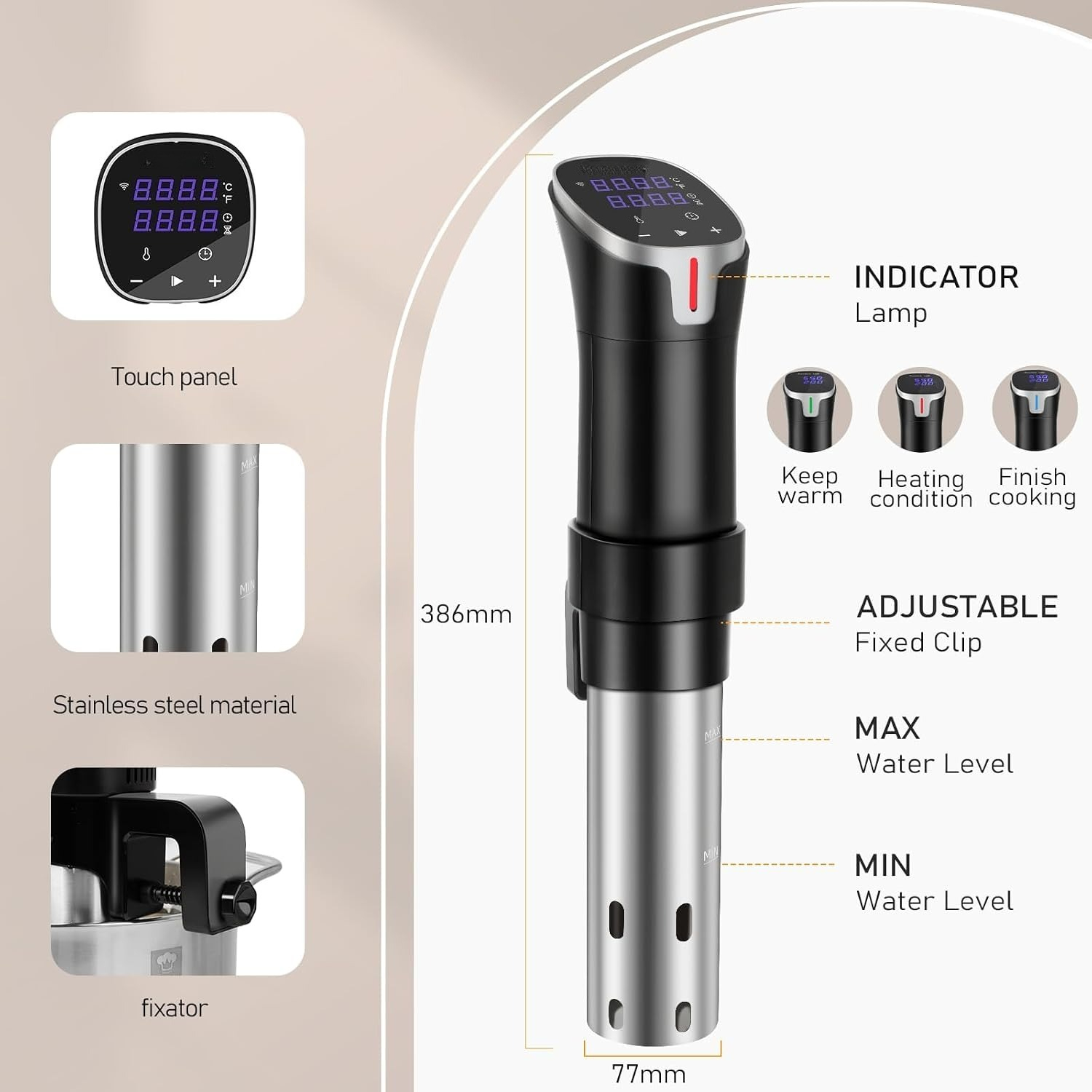 1100W App Controlled Precision - Digital Sous Vide Precision Cooker recension och pris
