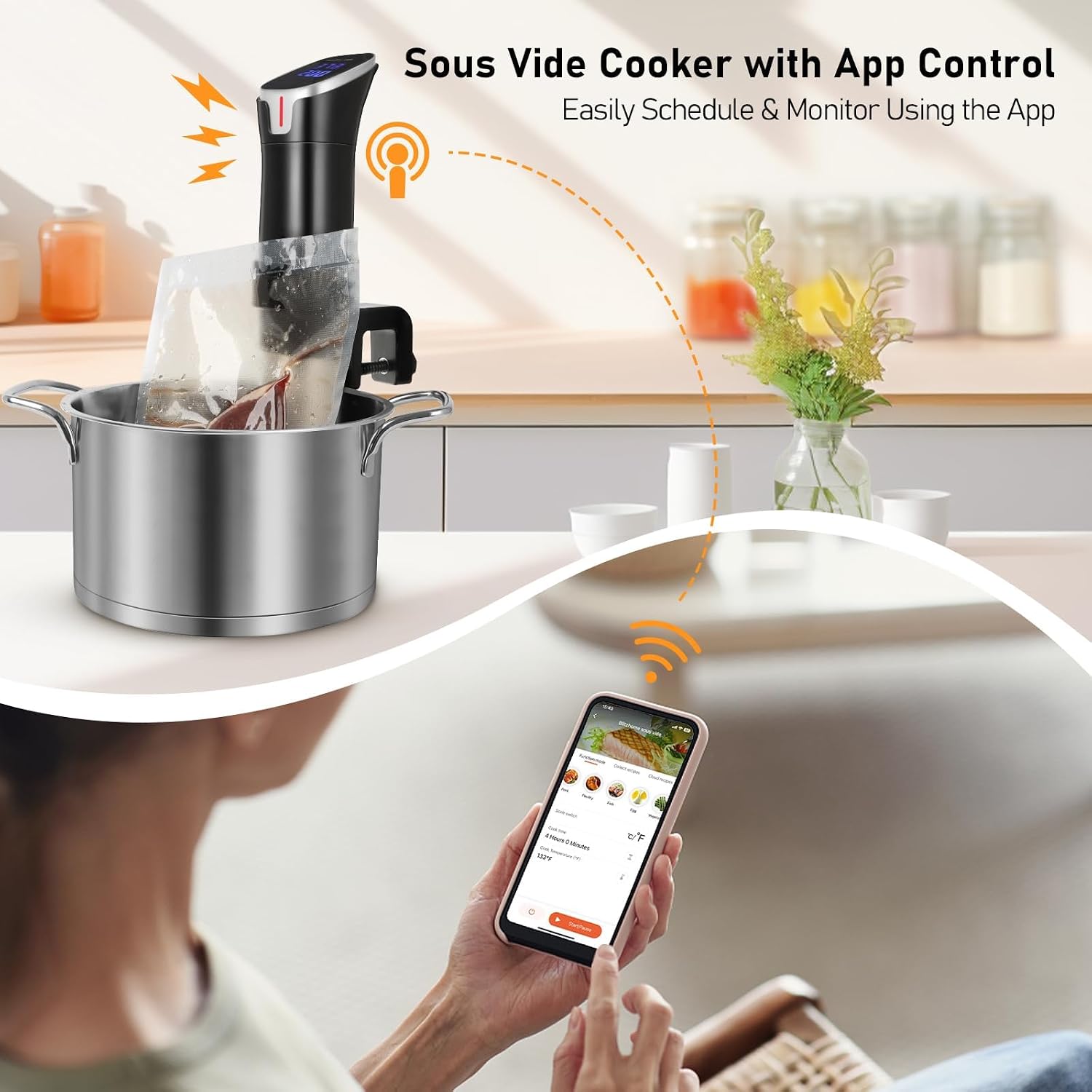 1100W App Controlled Precision - Digital Sous Vide Precision Cooker recension och pris