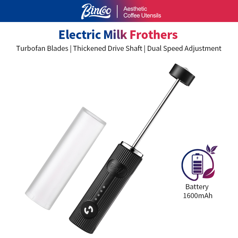 BINCOO Electric Coffee Frother - Electric Milk Frother Handheld recension och pris