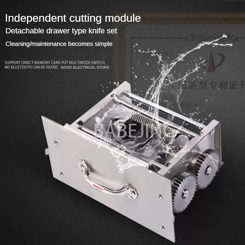 Multifunctional Stainless Stee - Automatic Meat Slicer Home recension och pris