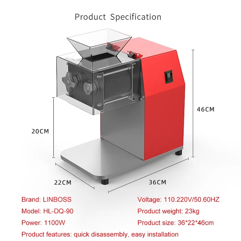 Electric Slicer Meat Cutter Co - Automatic Meat Slicer Home recension och pris
